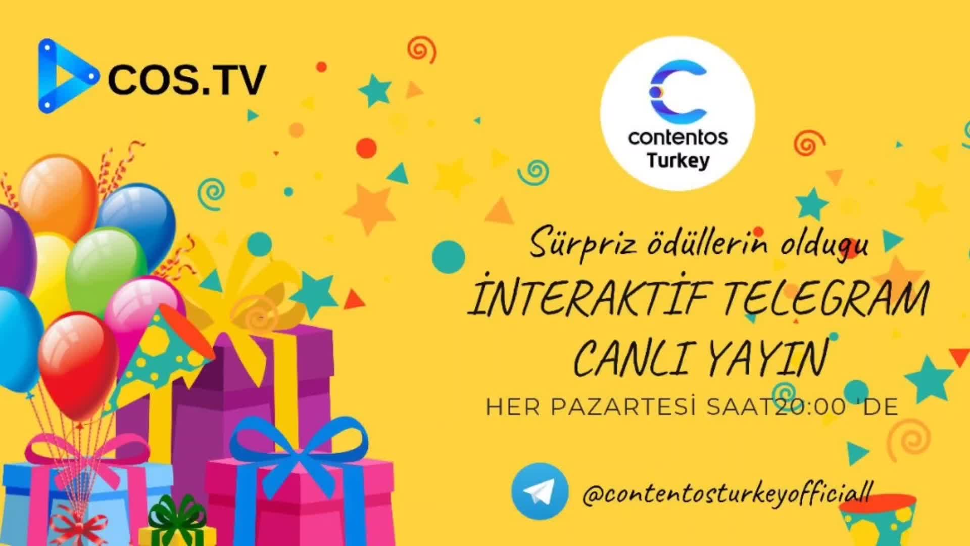 TELEGRAM INTERACTIVE | NELER YAPIYORUZ ? - COS.TV